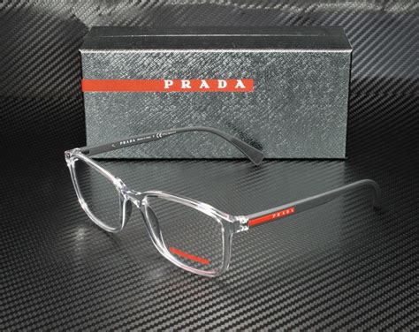 prada clear frames